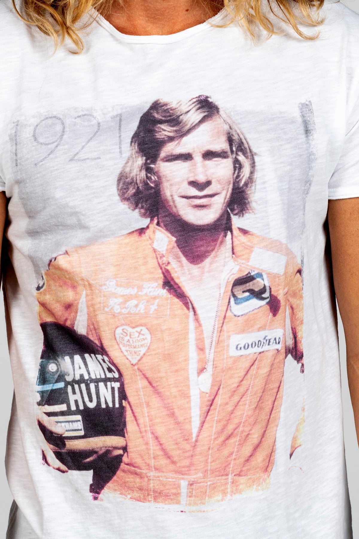 T shirt 1921 James Hunt in cotone made in italy