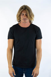 T-shirt nera Basic 1921 cotone made in italy